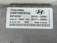 2011 Hyundai Sonata PCM Engine Control Computer ECU ECM PCU OEM P/N:39111-2G661 39101-2G661 Fits OEM Used Auto Parts - Oemus