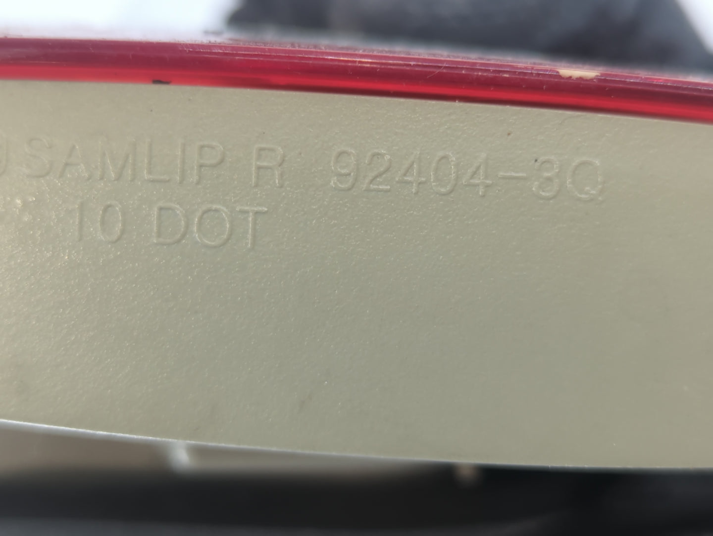 2011-2014 Hyundai Sonata Tail Light Assembly Passenger Right OEM P/N:92404-3C Fits Fits 2011 2012 2013 2014 OEM Used Auto Pa