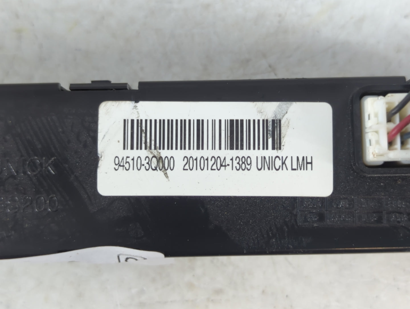 2011 Hyundai Sonata Climate Control Module Temperature AC/Heater Replacement P/N:94510-3Q000 Fits OEM Used Auto Parts - Oemu