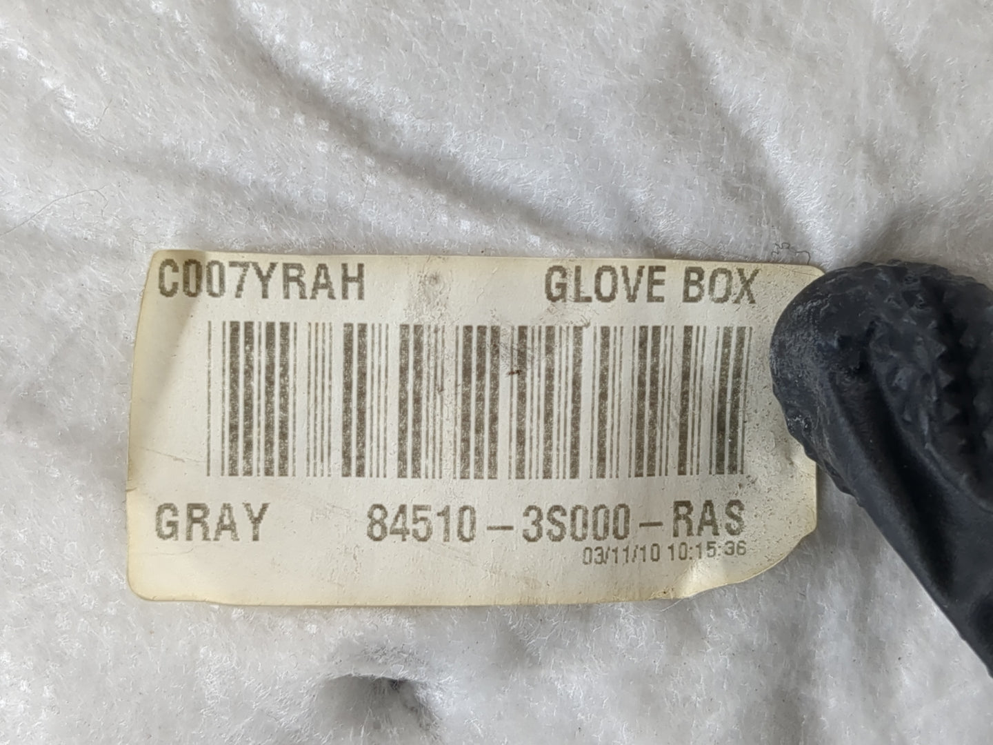 2011 Hyundai Sonata Passenger Glove Box Door Storage Compartment 956607 - Oemusedautoparts1.com