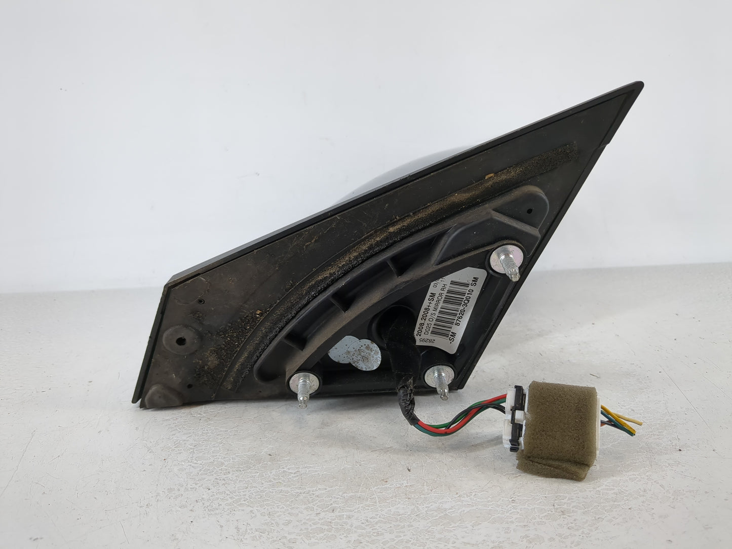 2011-2014 Hyundai Sonata Passenger Right Side View Manual Door Mirror - Oemusedautoparts1.com