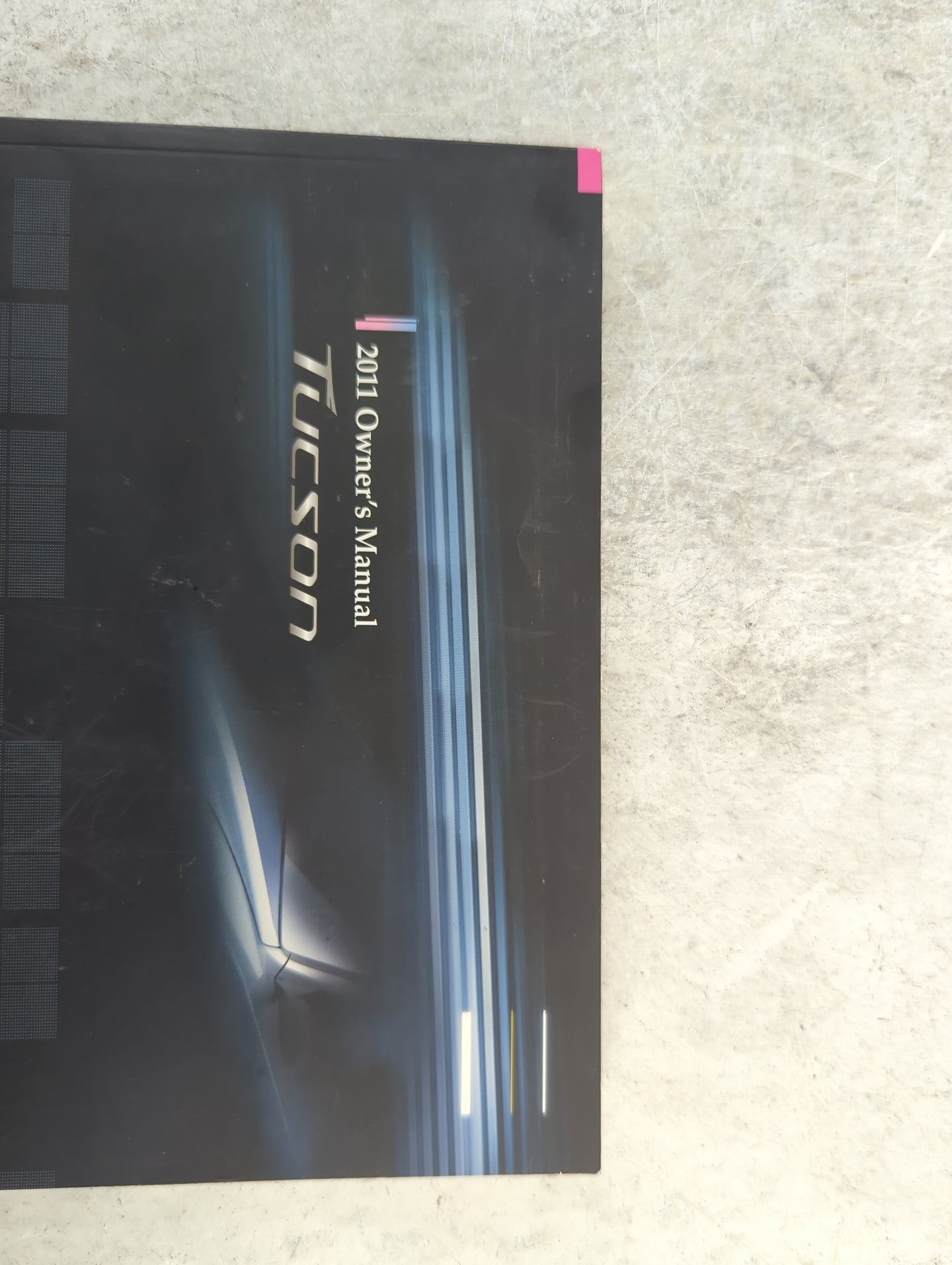 2011 Hyundai Tucson Owners Manual Book Guide P/N:A2SO-EU06C OEM Used Auto Parts - Oemusedautoparts1.com