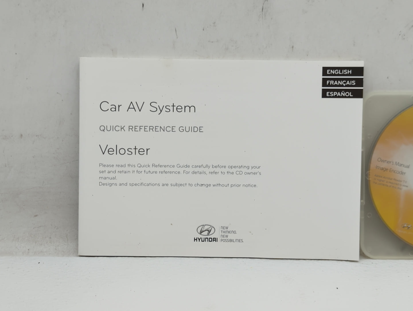 2011 Hyundai Veloster Owners Manual Book Guide OEM Used Auto Parts - Oemusedautoparts1.com