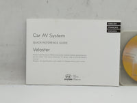 2011 Hyundai Veloster Owners Manual Book Guide OEM Used Auto Parts - Oemusedautoparts1.com