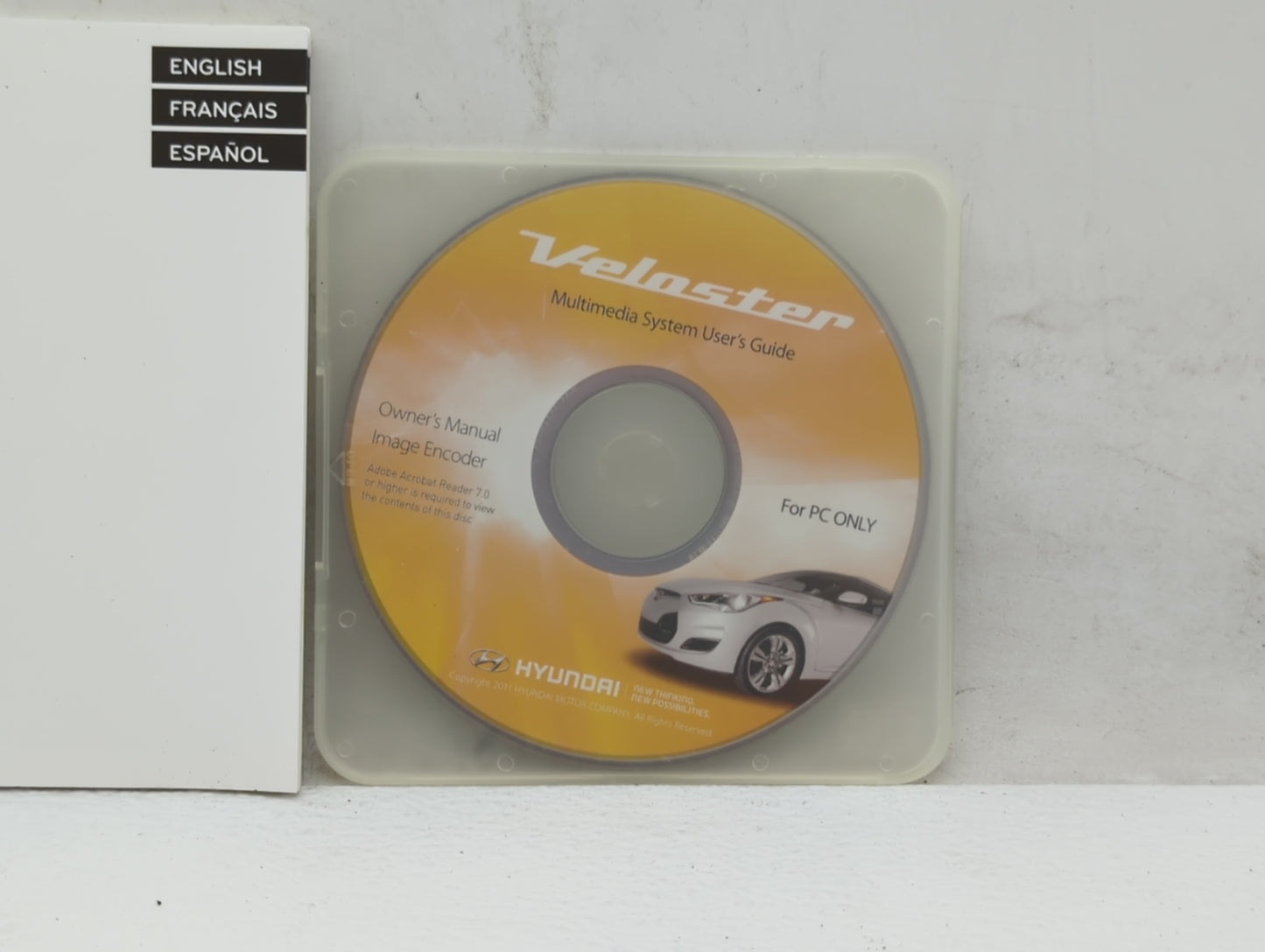 2011 Hyundai Veloster Owners Manual Book Guide OEM Used Auto Parts - Oemusedautoparts1.com