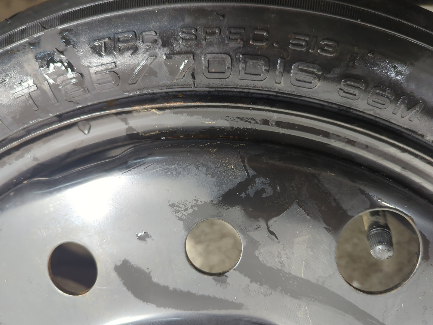 2011 Hyundai Sonata Sonata Spare Donut Tire Wheel Rim Oem - Oemusedautoparts1.com