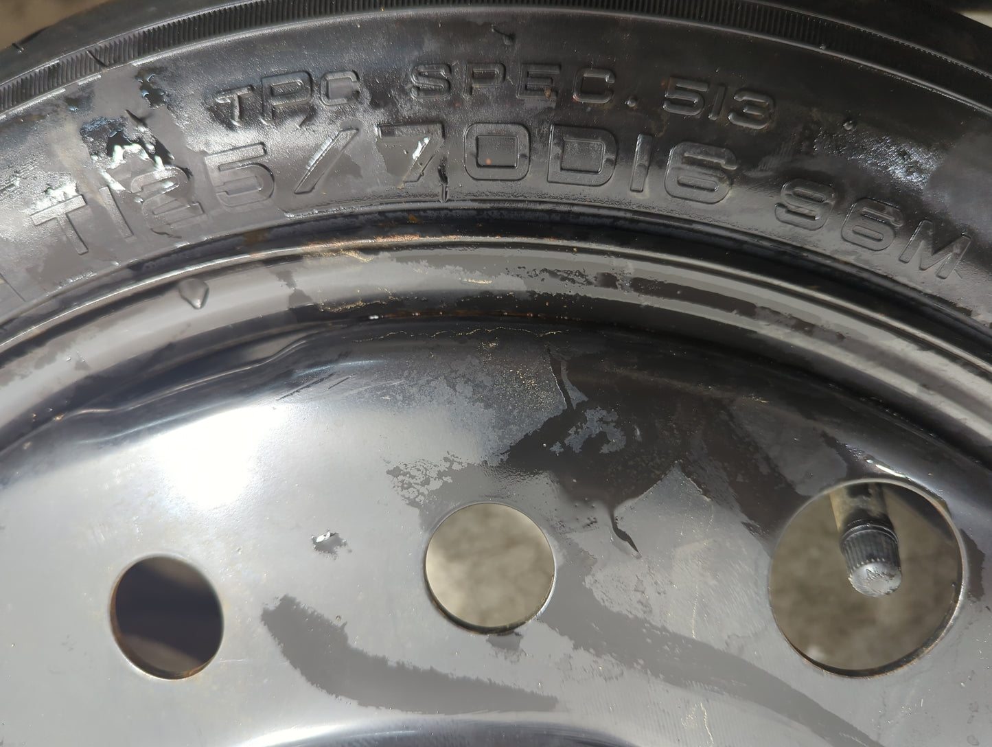 2011 Hyundai Sonata Sonata Spare Donut Tire Wheel Rim Oem - Oemusedautoparts1.com