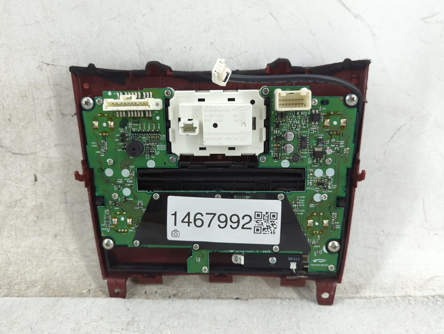 2010-2012 Infiniti Ex35 Climate Control Module Temperature AC/Heater Replacement P/N:25810 1CA0B Fits OEM Used Auto Parts - 