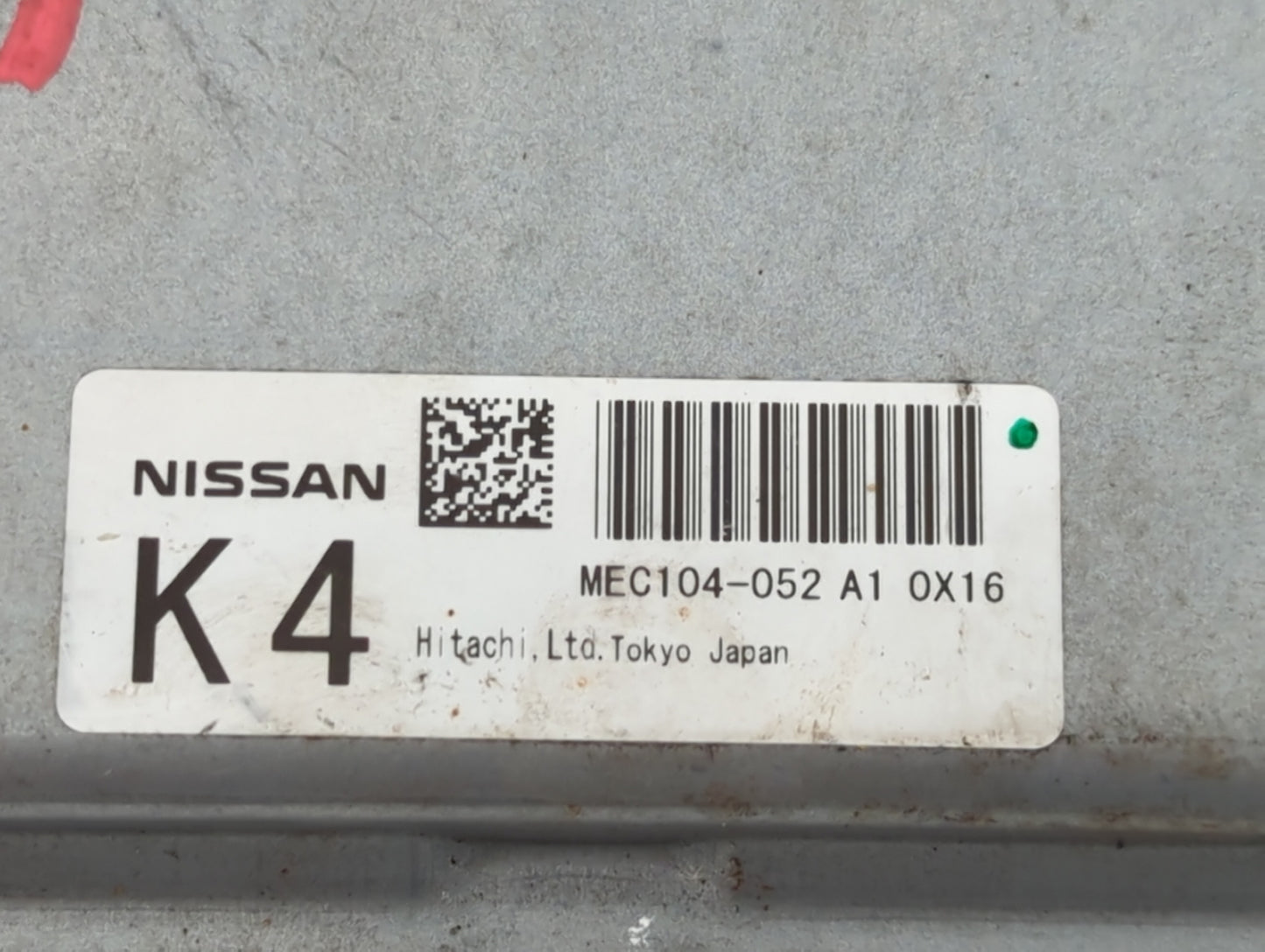 2011 Infiniti Fx35 PCM Engine Control Computer ECU ECM PCU OEM P/N:MEC104-052 A1 0X16 Fits OEM Used Auto Parts - Oemusedauto