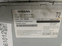 2010-2012 Infiniti Fx35 Radio AM FM Cd Player Receiver Replacement P/N:2591A ZX77D Fits Fits 2010 2011 2012 2013 2014 2015 O