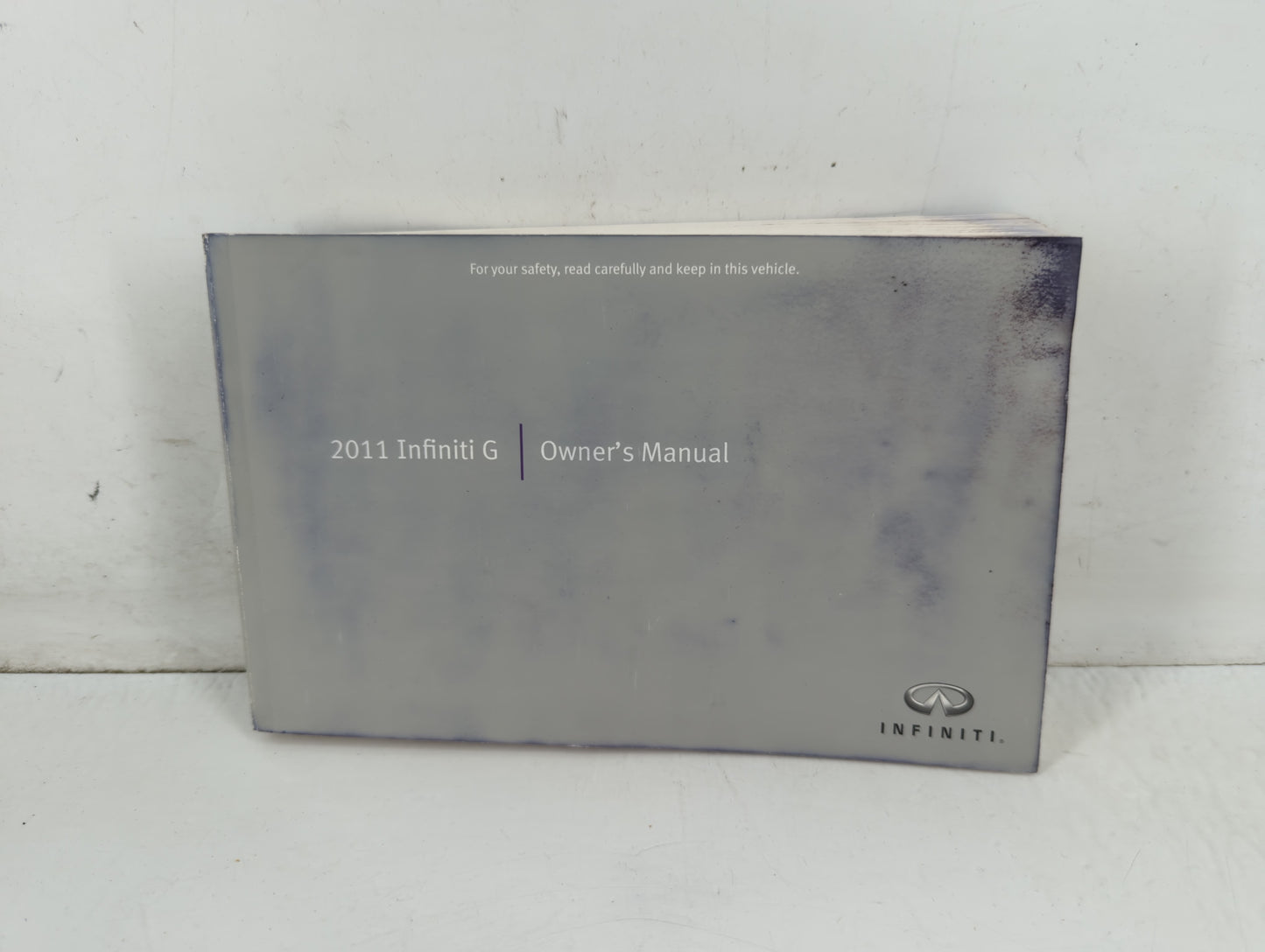 2011 Infiniti G20 Owners Manual Book Guide P/N:OM1E 0V36U1 OEM Used Auto Parts - Oemusedautoparts1.com