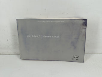compare product 2011 Infiniti G20 Owners Manual Book Guide P/N:OM1E 0V36U1 OEM Used Auto Parts