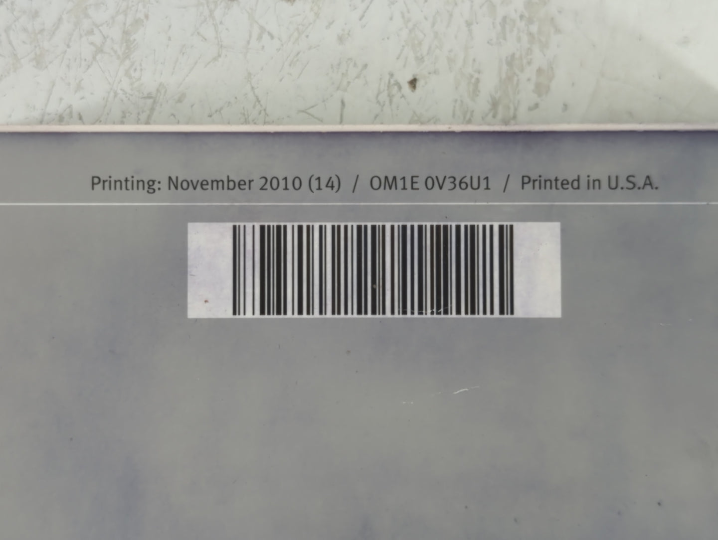 2011 Infiniti G20 Owners Manual Book Guide P/N:OM1E 0V36U1 OEM Used Auto Parts - Oemusedautoparts1.com