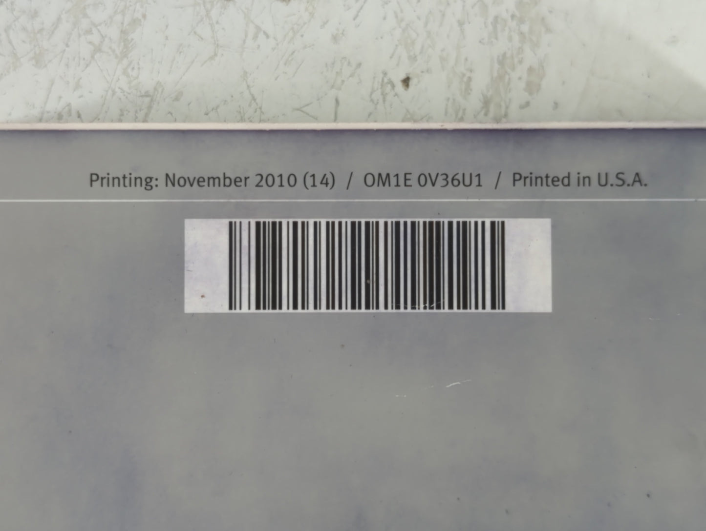 2011 Infiniti G20 Owners Manual Book Guide P/N:OM1E 0V36U1 OEM Used Auto Parts - Oemusedautoparts1.com