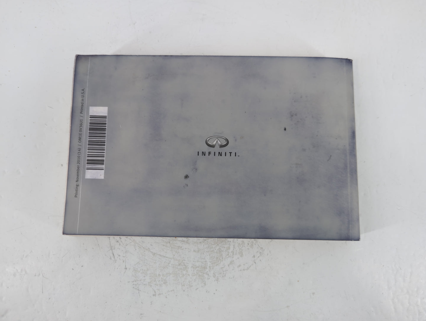 2011 Infiniti G20 Owners Manual Book Guide P/N:OM1E 0V36U1 OEM Used Auto Parts - Oemusedautoparts1.com