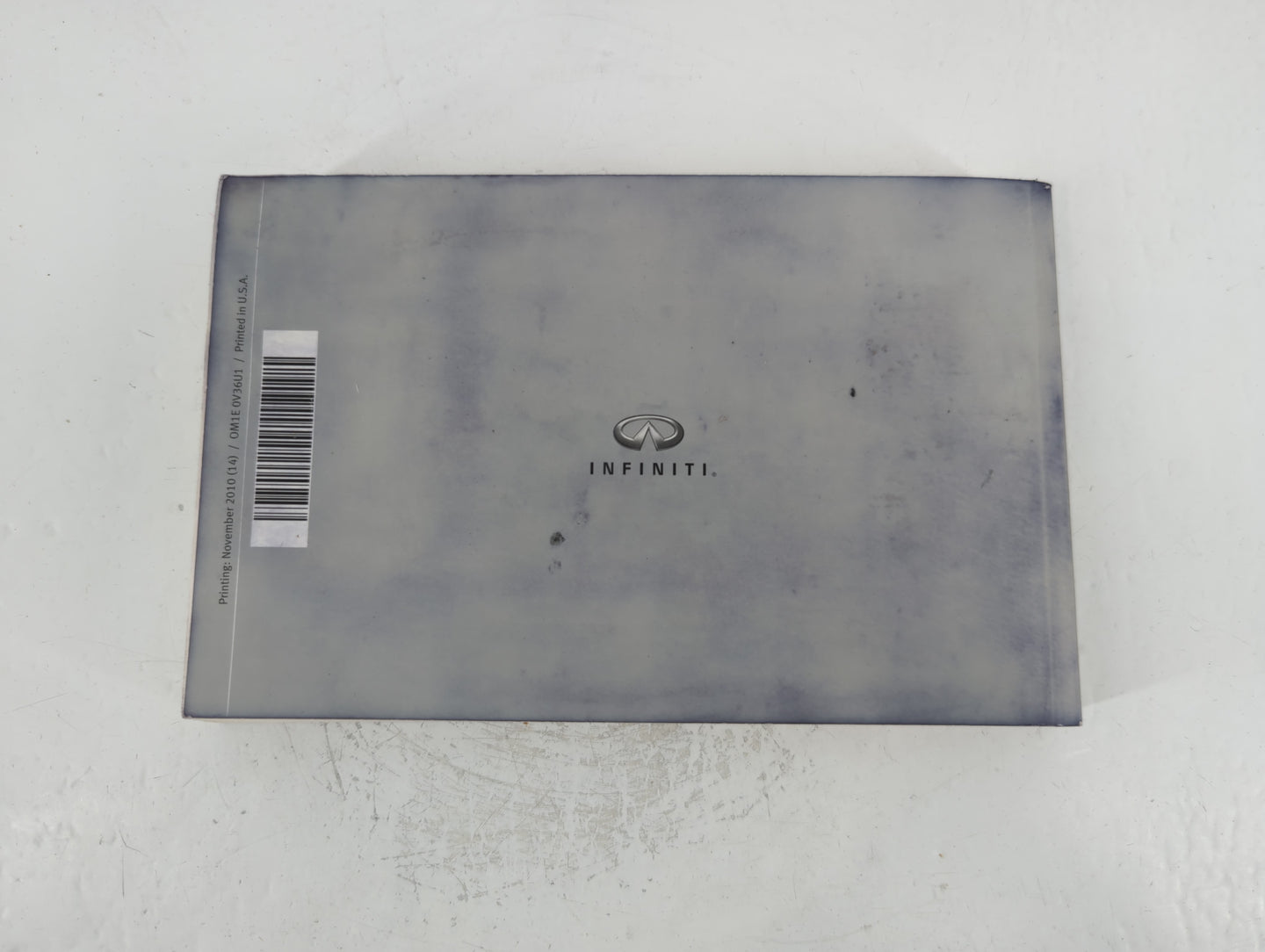 2011 Infiniti G20 Owners Manual Book Guide P/N:OM1E 0V36U1 OEM Used Auto Parts - Oemusedautoparts1.com