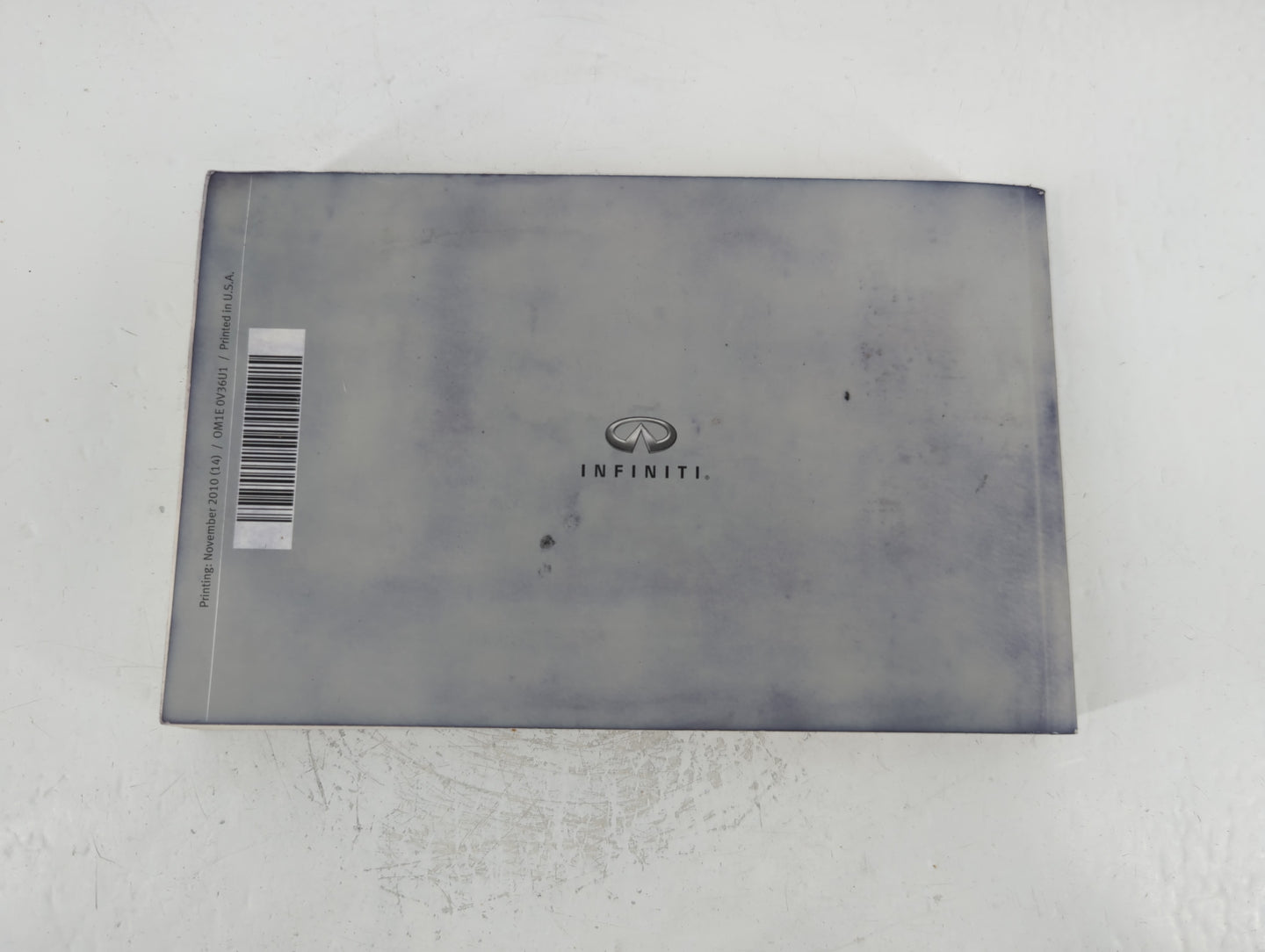2011 Infiniti G20 Owners Manual Book Guide P/N:OM1E 0V36U1 OEM Used Auto Parts - Oemusedautoparts1.com
