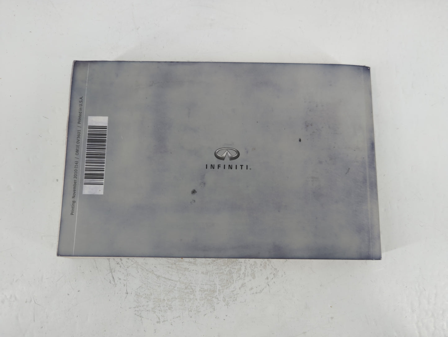 2011 Infiniti G20 Owners Manual Book Guide P/N:OM1E 0V36U1 OEM Used Auto Parts - Oemusedautoparts1.com