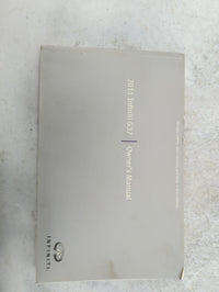 2011 Infiniti G37 Owners Manual Book Guide P/N:OM1E0V36U0 OEM Used Auto Parts - Oemusedautoparts1.com