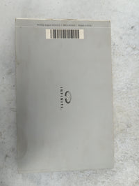 2011 Infiniti G37 Owners Manual Book Guide P/N:OM1E0V36U0 OEM Used Auto Parts - Oemusedautoparts1.com