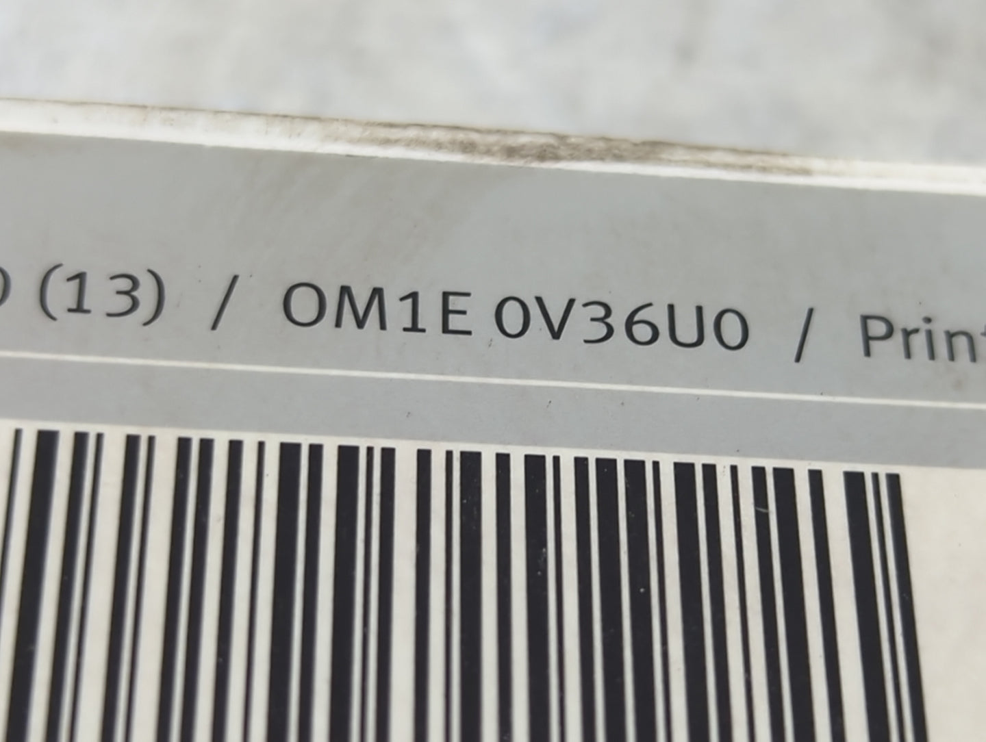 2011 Infiniti G37 Owners Manual Book Guide P/N:OM1E0V36U0 OEM Used Auto Parts - Oemusedautoparts1.com