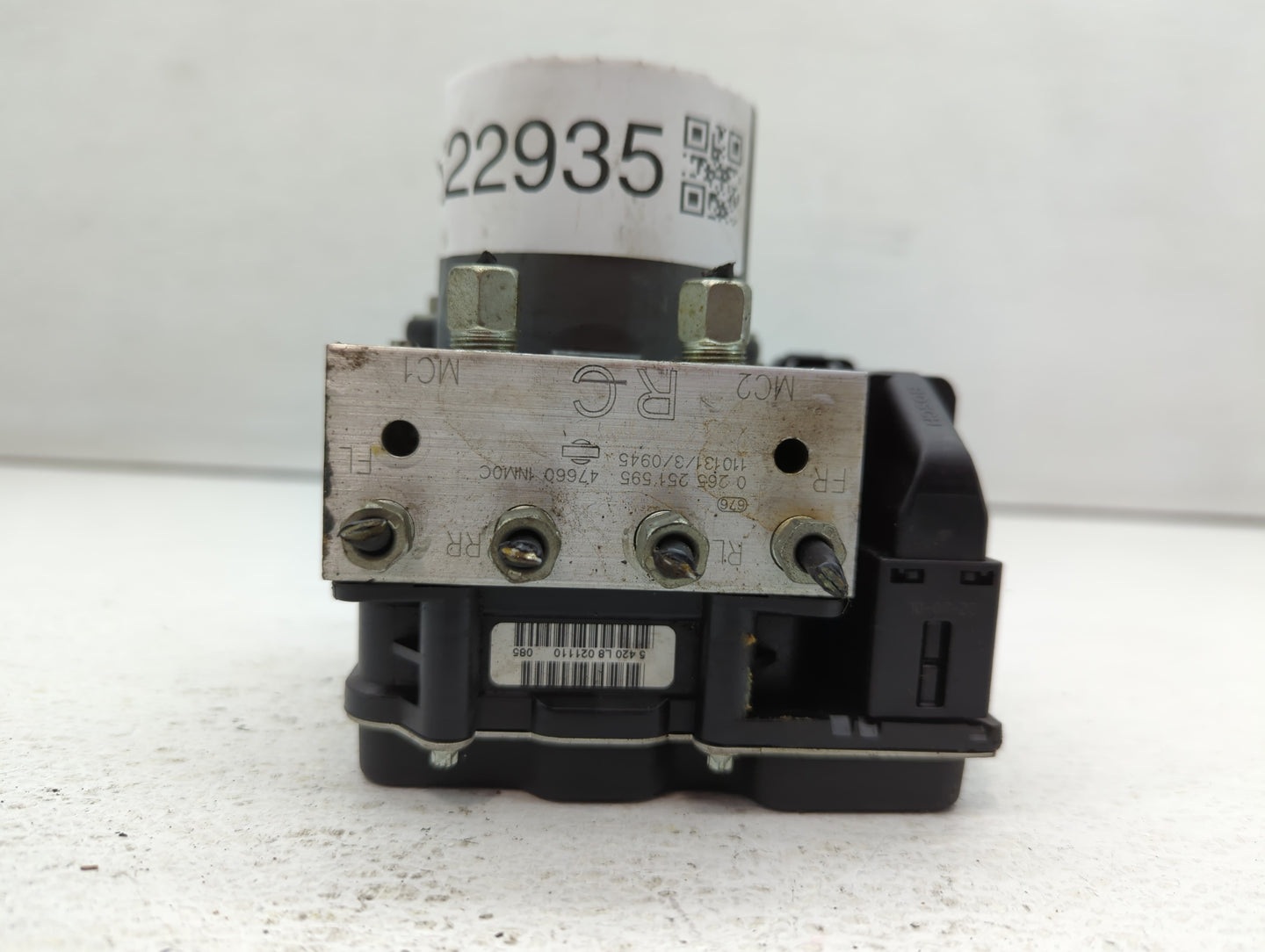 2011-2013 Infiniti G37 ABS Pump Control Module Replacement P/N:47660 1NM0C Fits Fits 2011 2012 2013 2015 OEM Used Auto Parts