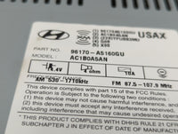 2010-2013 Infiniti G37 Radio AM FM Cd Player Receiver Replacement P/N:96170-A5160GU 25915 ZX74A Fits OEM Used Auto Parts - O