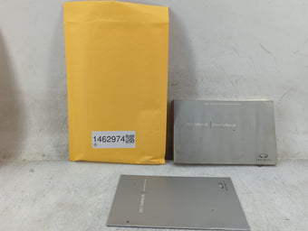 compare product 2011 Infiniti M37 Owners Manual Book Guide P/N:QR1E0Y51U0 OEM Used Auto Parts