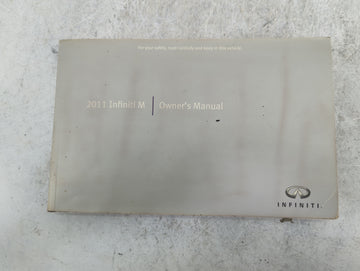 2011 Infiniti M37 Owners Manual Book Guide P/N:QR1E0Y51U0 OEM Used Auto Parts