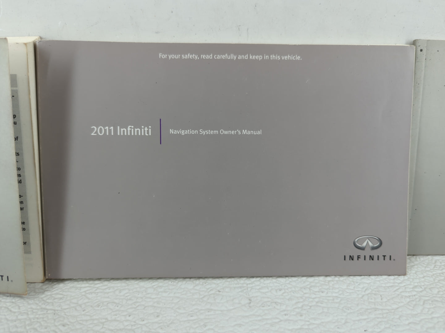 2011 Infiniti Qx30 Owners Manual Book Guide OEM Used Auto Parts - Oemusedautoparts1.com