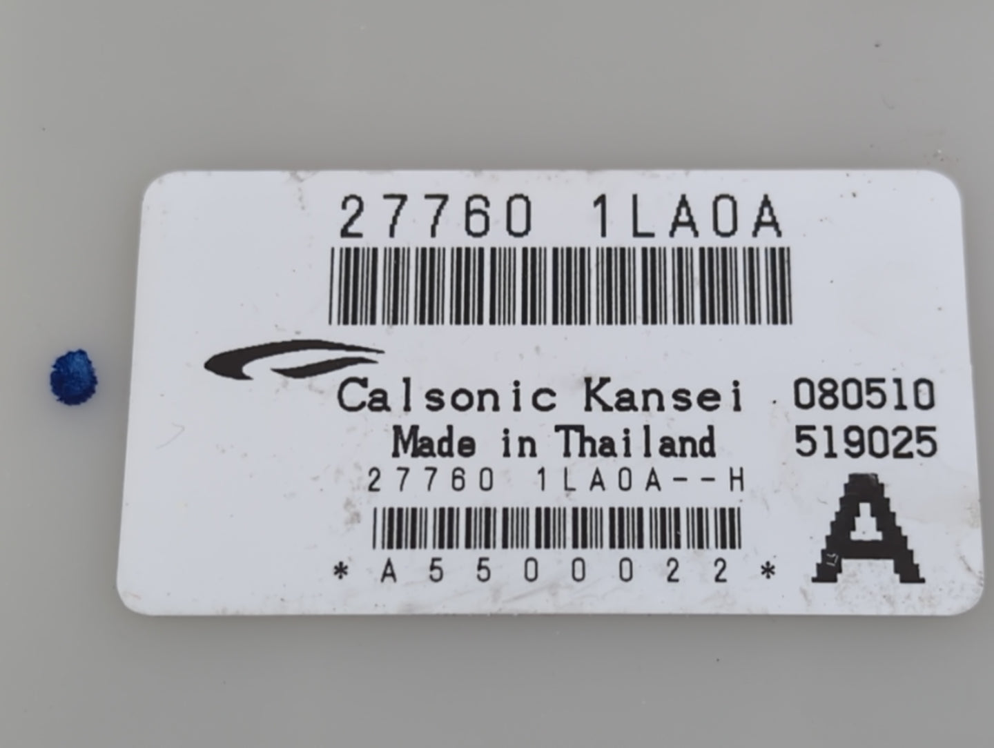 2011-2012 Infiniti Qx56 Temperature Control Module 27760 1la0a - Oemusedautoparts1.com