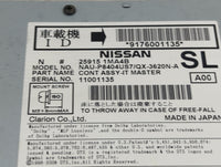 2011 Infiniti Qx56 Radio AM FM Cd Player Receiver Replacement P/N:25915 1MA4B Fits Fits 2010 OEM Used Auto Parts - Oemusedau