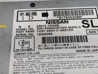 2011 Infiniti Qx56 Radio AM FM Cd Player Receiver Replacement P/N:25915 1MA4B Fits Fits 2012 OEM Used Auto Parts - Oemusedau