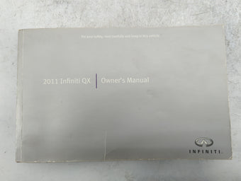compare product 2011 Infiniti Qx56 Owners Manual Book Guide P/N:OM1E 0Z62U1 OEM Used Auto Parts