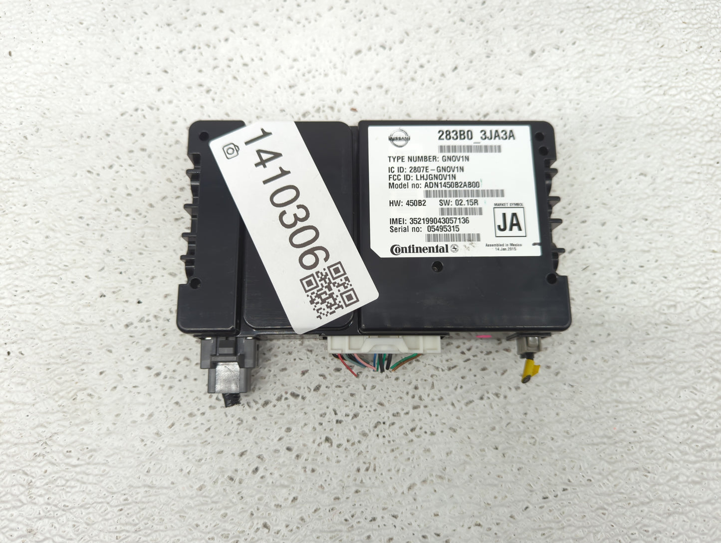 2011 Infiniti Qx60 Radio AM FM Cd Player Receiver Replacement P/N:283B0-3JA3A Fits Fits 2012 2013 2014 2015 2016 2017 OEM Us