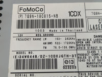 2009-2011 Jaguar Xf Radio AM FM Cd Player Receiver Replacement P/N:7G9N-18C815-NB Fits Fits 2009 2010 2011 OEM Used Auto Par