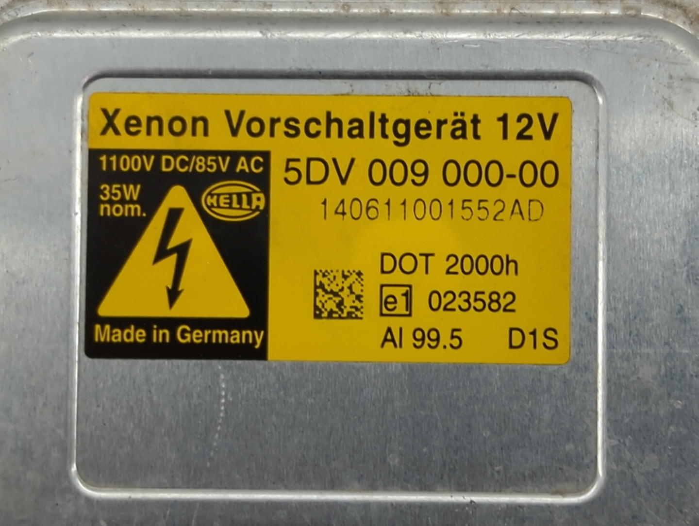 2009-2012 Jaguar Xf Headlight Ballast Head Light 1463111 - Oemusedautoparts1.com