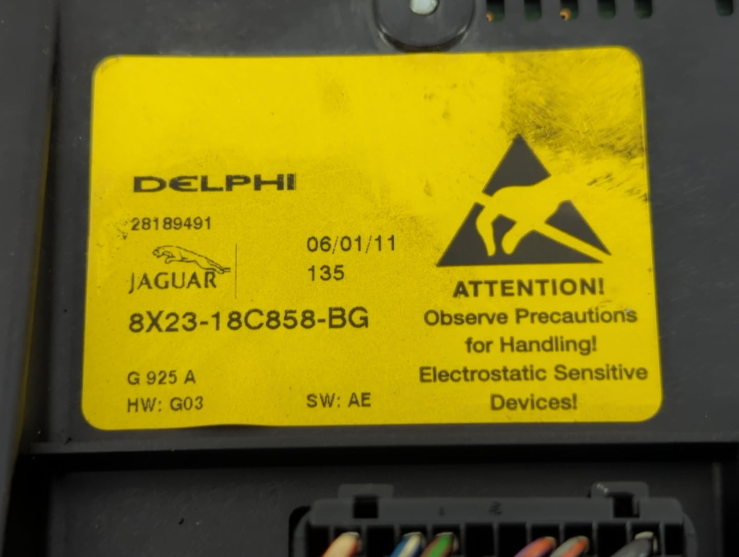 2009-2011 Jaguar Xf Radio Control Panel - Oemusedautoparts1.com