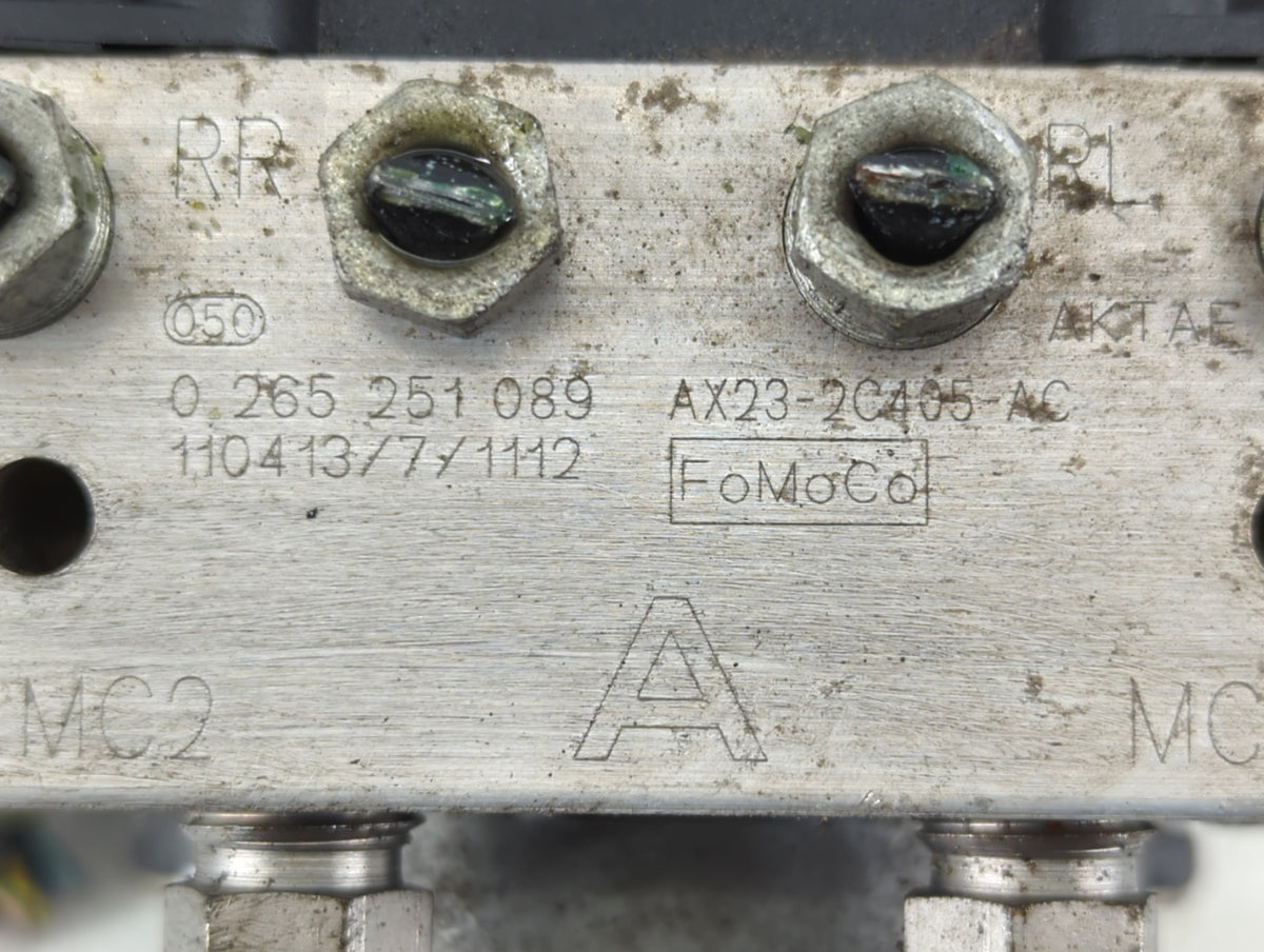2011 Jaguar Xf Anti-Lock Brake ABS Pump Module Actuator OEM P/N:AX23-2C405-AB Fits OEM Used Auto Parts - Oemusedautoparts1.c