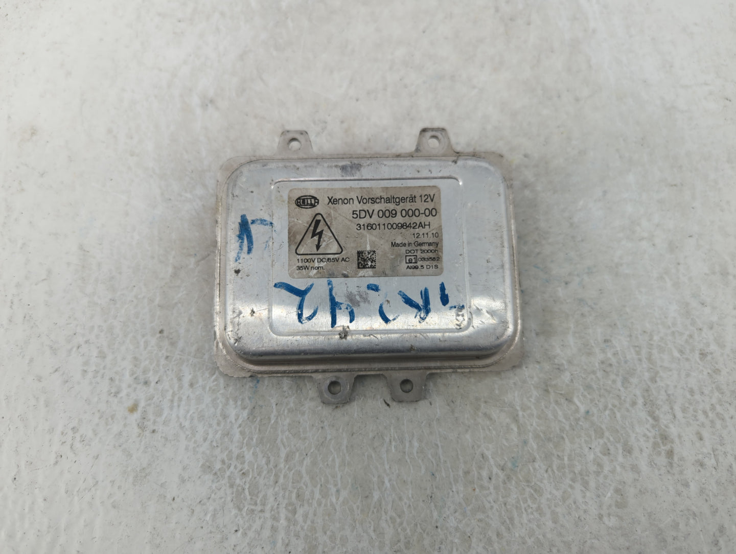 2009-2012 Jaguar Xf Headlight Ballast Head Light - Oemusedautoparts1.com