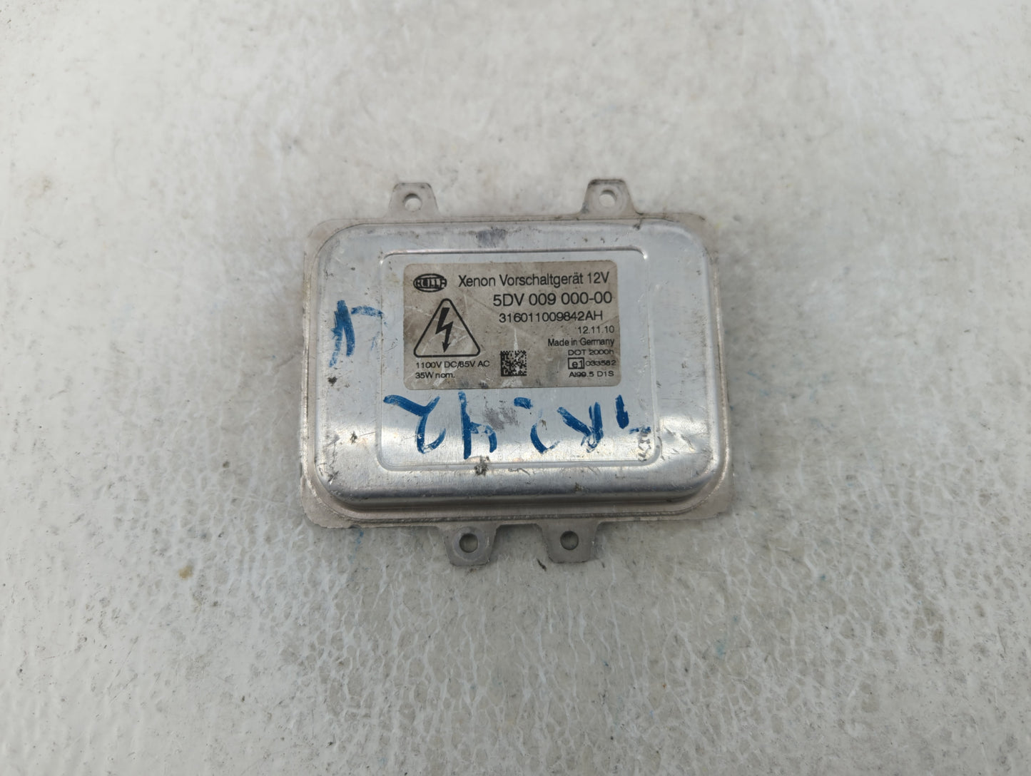 2009-2012 Jaguar Xf Headlight Ballast Head Light - Oemusedautoparts1.com
