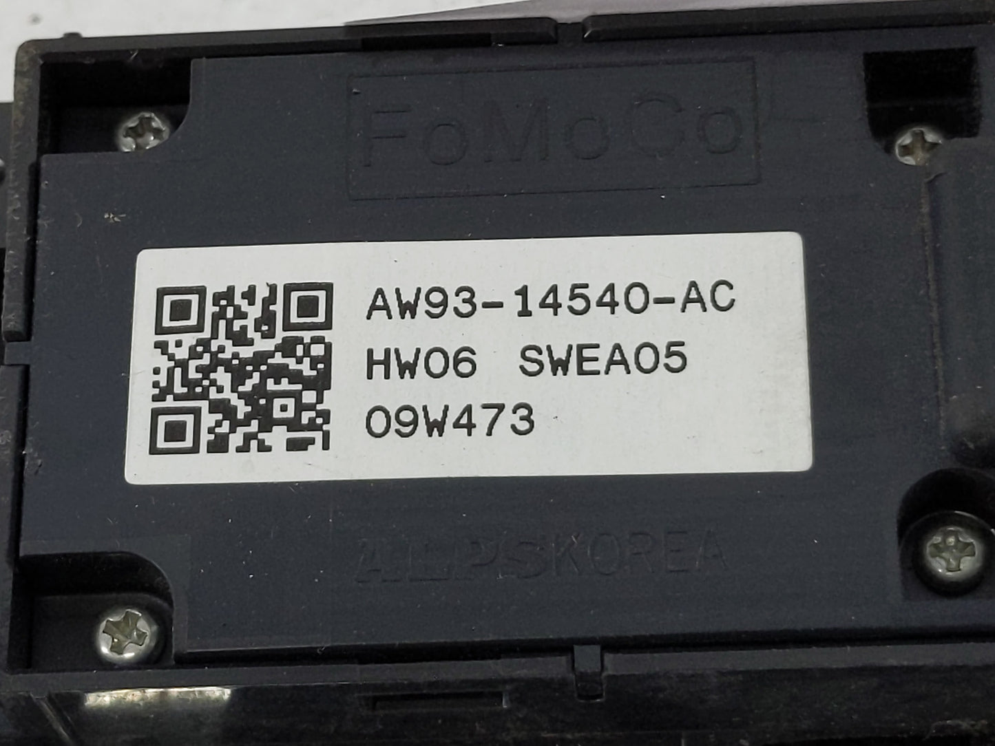 2010-2015 Jaguar Xj Master Power Window Switch Replacement Driver Side Left P/N:AW93-14540-AC Fits OEM Used Auto Parts - Oem