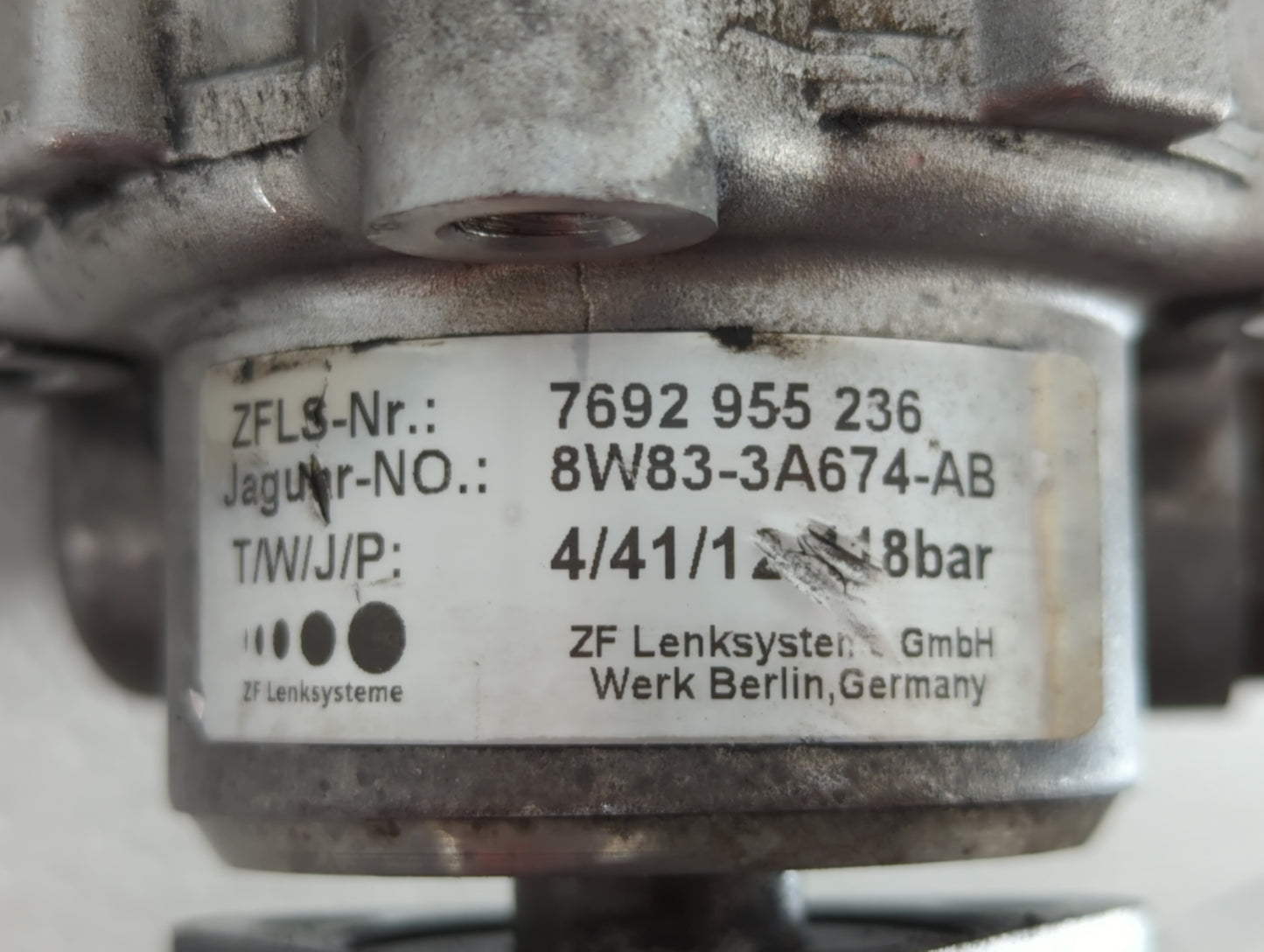 2010-2019 Jaguar Xj Power Steering Column Pump Oem - Oemusedautoparts1.com