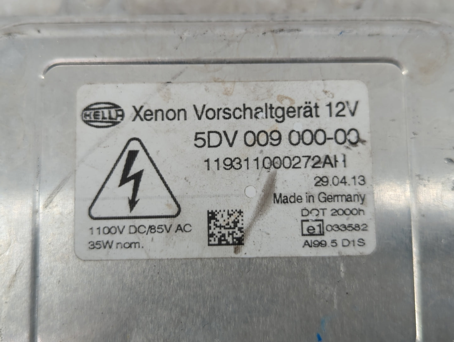 2007-2015 Jaguar Xk Headlight Ballast Head Light - Oemusedautoparts1.com