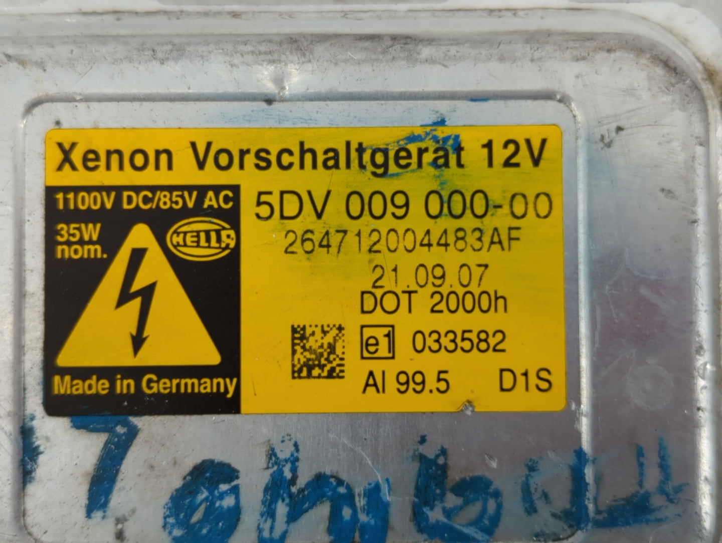 2007-2015 Jaguar Xk Headlight Ballast Head Light - Oemusedautoparts1.com