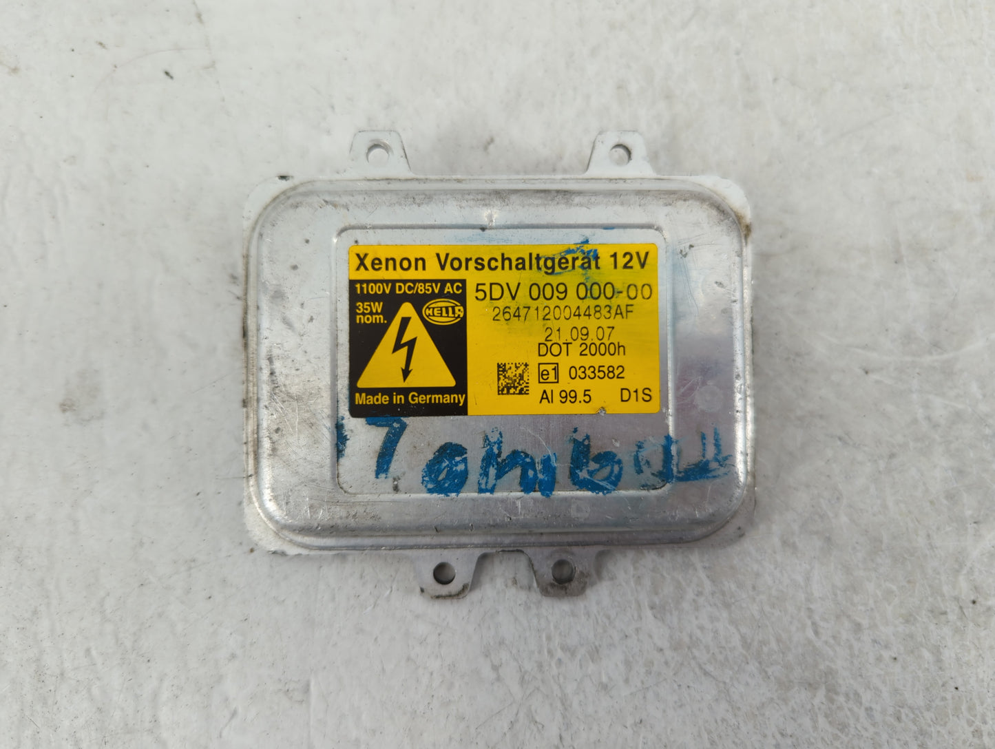 2007-2015 Jaguar Xk Headlight Ballast Head Light - Oemusedautoparts1.com