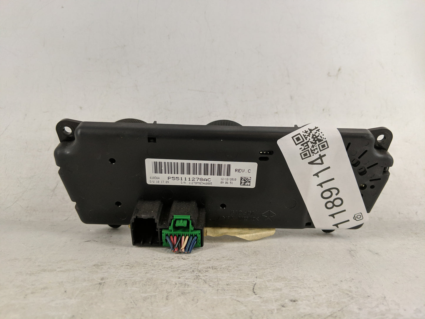 2011 Jeep Compass Climate Control Module Temperature AC/Heater Replacement P/N:68044102AB Fits Fits 2012 2013 2014 2015 2016