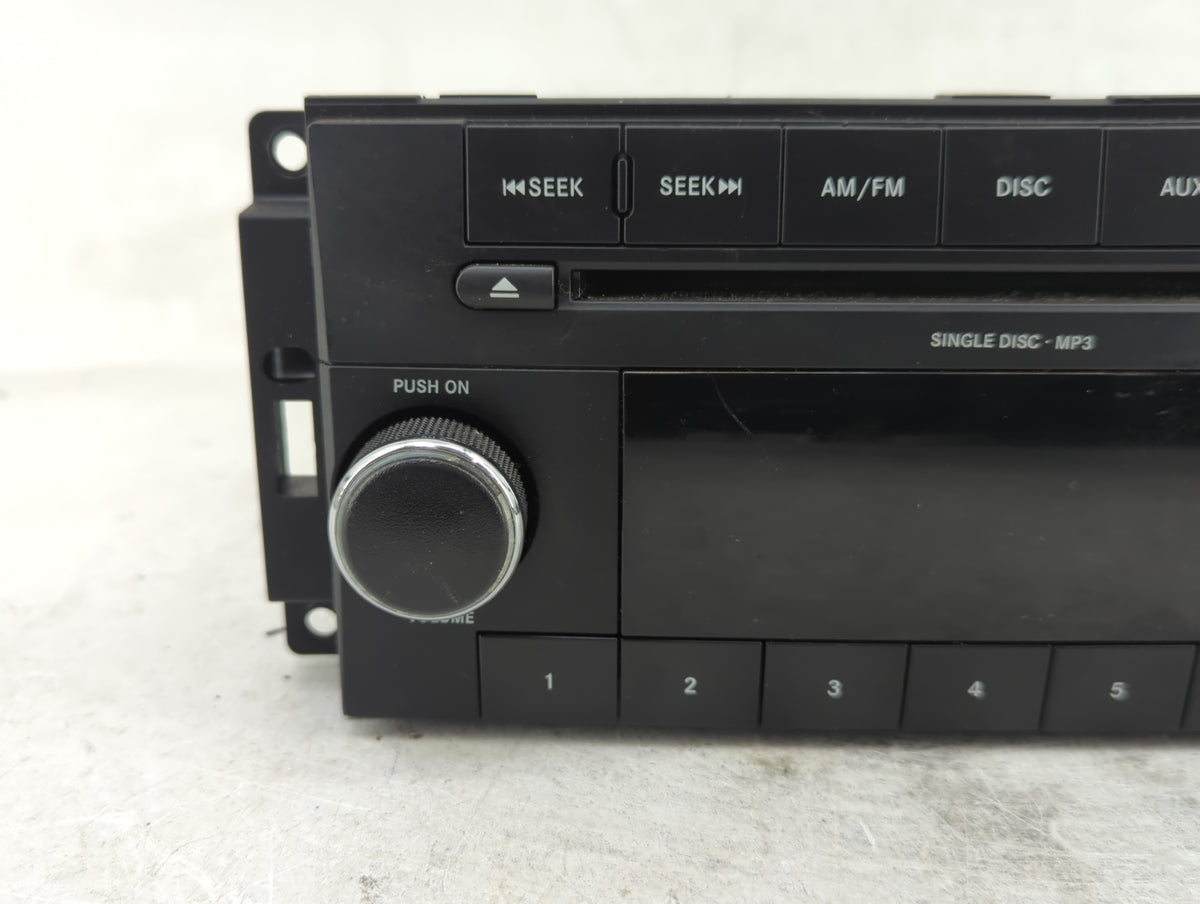 2011-2012 Jeep Compass Radio AM FM Cd Player Receiver Replacement P/N:05091222AD Fits 2011 2012 OEM Used Auto Parts - Oemuse