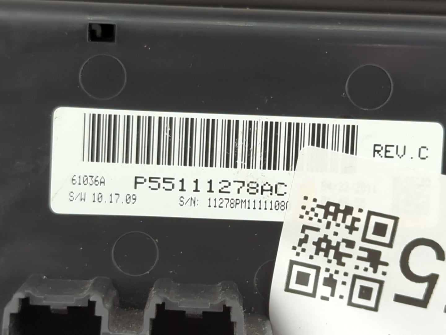 2011 Jeep Compass Climate Control Module Temperature AC/Heater Replacement P/N:P55111278AC Fits Fits 2012 2013 2014 2015 201