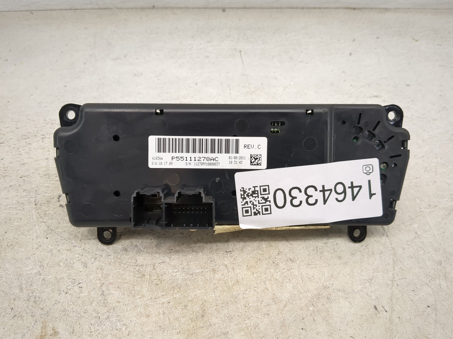2011 Jeep Compass Climate Control Module Temperature AC/Heater Replacement P/N:P55111278AC Fits Fits 2012 2013 2014 2015 201